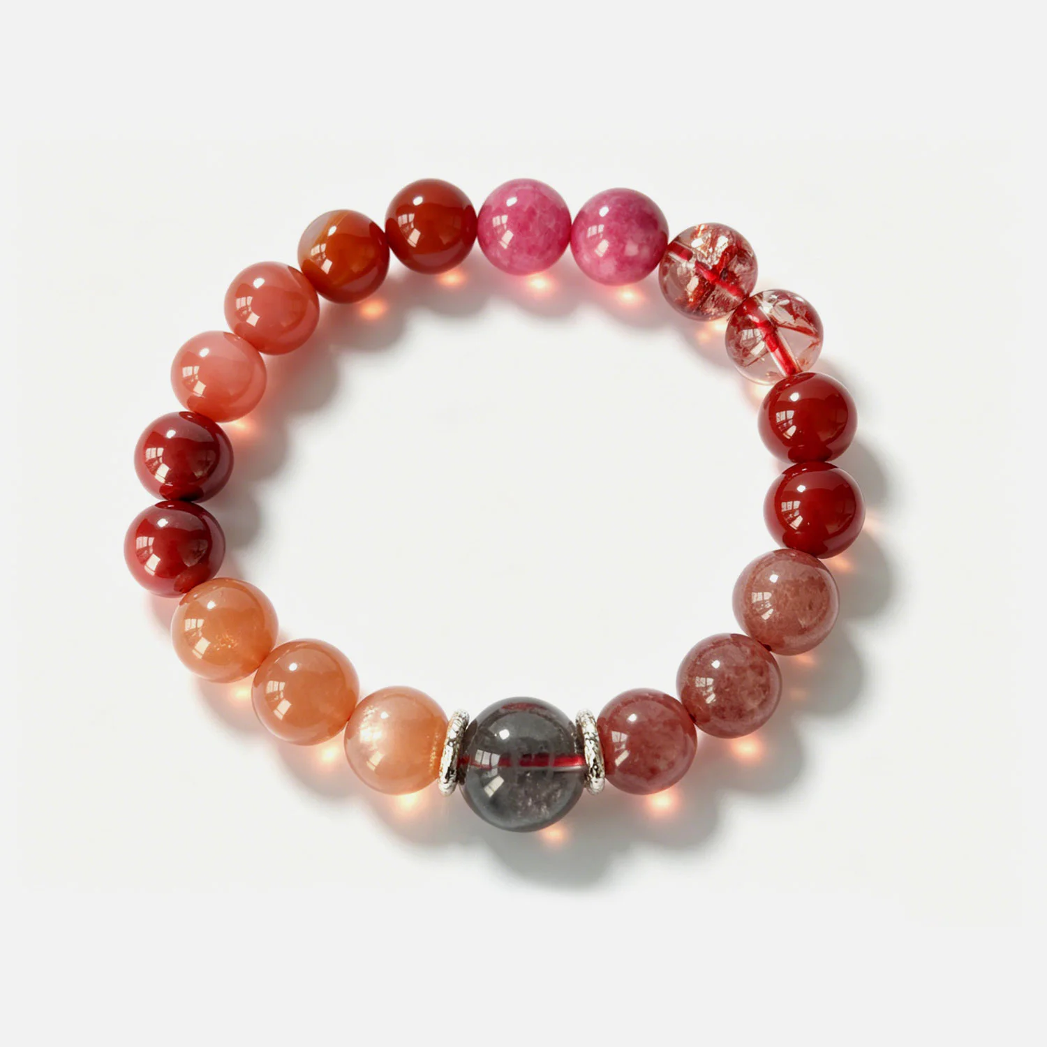 Fire Element Bracelet – Five Elements Natural Stone Bracelet - Image 1