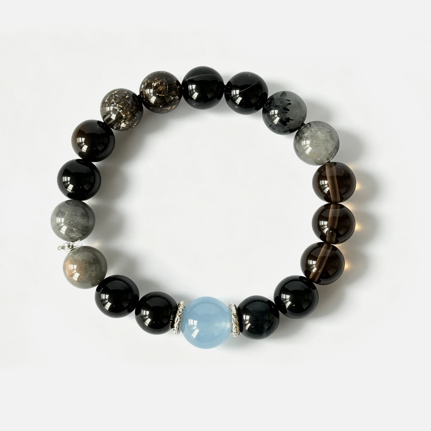Water Element Bracelet – Five Elements Natural Stone Bracelet - Image 1
