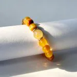 Metal Element Bracelet – Five Elements Natural Stone Bracelet - Image 2