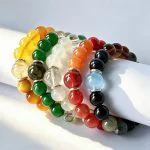 Metal Element Bracelet – Five Elements Natural Stone Bracelet - Image 5