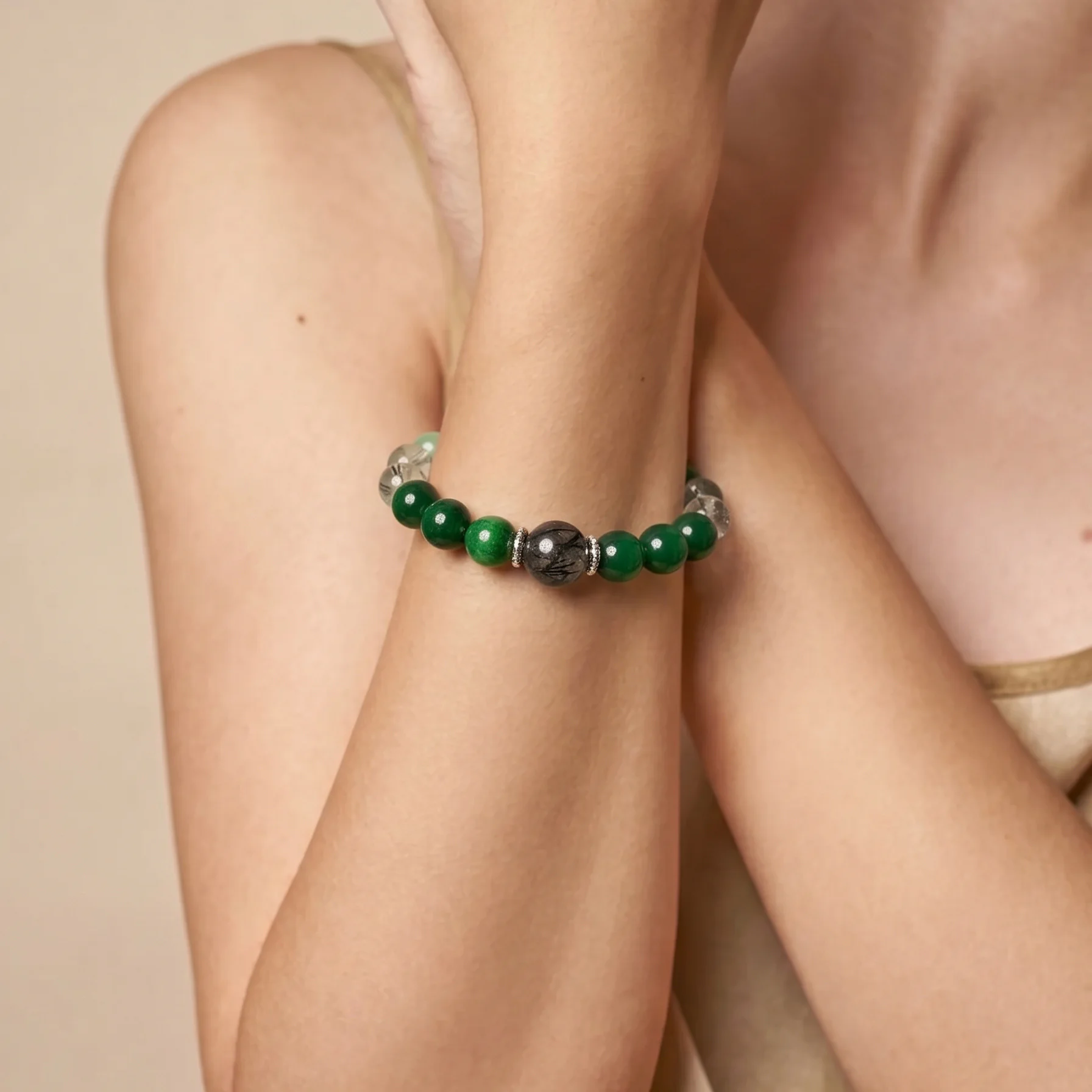 Wood Element Bracelet – Five Elements Natural Stone Bracelet - Image 3