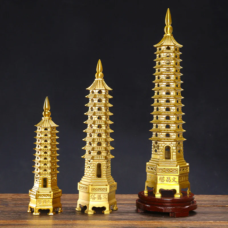 Wenchang Pagoda – Study Desk Feng Shui Decor - Image 1