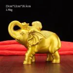 Brass Wealth Elephant – Feng Shui Home & Office Decor - Image 4