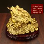 Brass Money Toad – Three-Legged Feng Shui Decor