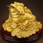 Brass Money Toad – Three-Legged Feng Shui Decor - Image 2