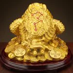 Brass Money Toad – Three-Legged Feng Shui Decor - Image 3