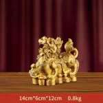 Brass Pi Xiu Guardian – Feng Shui Prosperity Decor