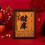 Golden Treasury Key Frame – Feng Shui Desk Decor - Image 3